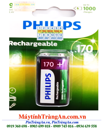 Philips 9VB1A17/97; Philips 9VB1A17/97; Pin sạc 9v 170mAh Philips 9VB1A17/97 